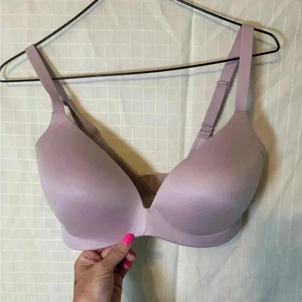 Victoria's Secret  lined demi bra Purple 32DDD